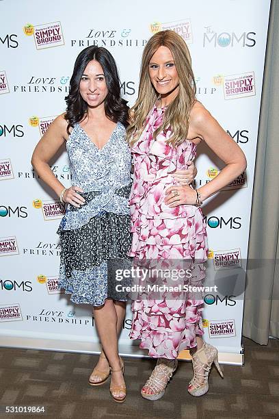 Denise Albert and Melissa Gerstein attend The Moms Mamarazzi Screening Of "Love & Friendship" at Park Avenue Screening Room on May 12, 2016 in New...