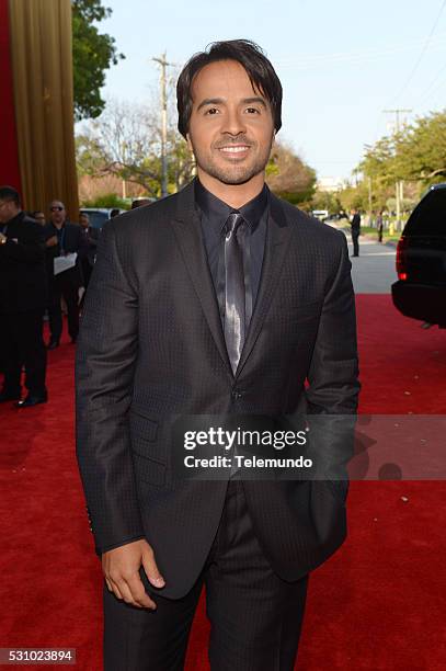 Red Carpet -- Pictured: Luis Fonsi arrive at the 2014 Billboard Latin Music Awards, from Miami, Florida at the BankUnited Center, University of Miami...