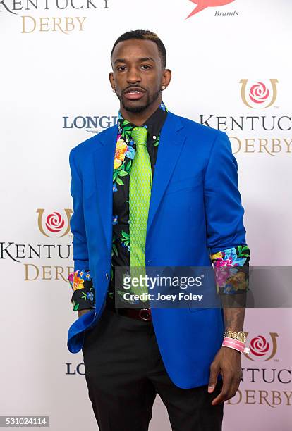 Basketball player Russ Smith attends the 142nd Kentucky Derby at Churchill Downs on May 07, 2016 in Louisville, Kentucky.