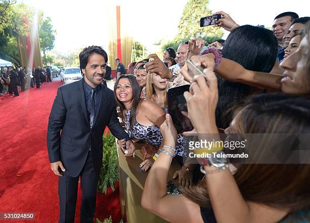 Red Carpet -- Pictured: Luis Fonsi arrive at the 2014 Billboard Latin Music Awards, from Miami, Florida at the BankUnited Center, University of Miami...