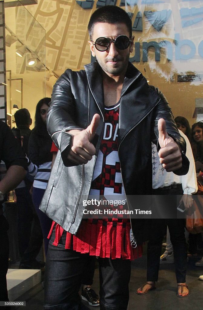 Bollywood actor and brand ambassador for Adidas Originals Ranveer