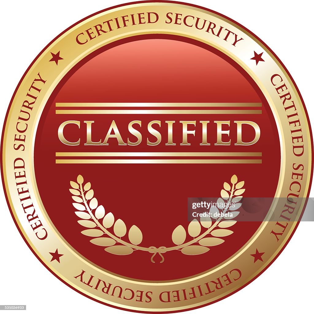 Classified Design Classified Label High-Res Vector Graphic - Getty Images