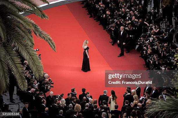 Julia Roberts attends the screening of "Money Monster" at the annual 69th Cannes Film Festival at Palais des Festivals on May 12, 2016 in Cannes,...