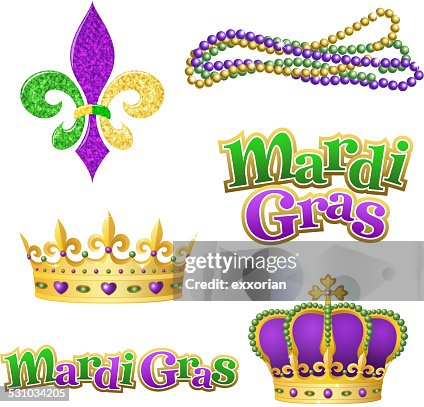 Mardi Gras Graphic Elements Mardi Gras Graphic Elements