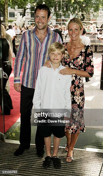 Presenter Ulrika Jonsson and her husband Lance Gerrard-Wright arrive for the UK premiere of Tom Cruise's new movie "War Of The Worlds" at the Odeon...