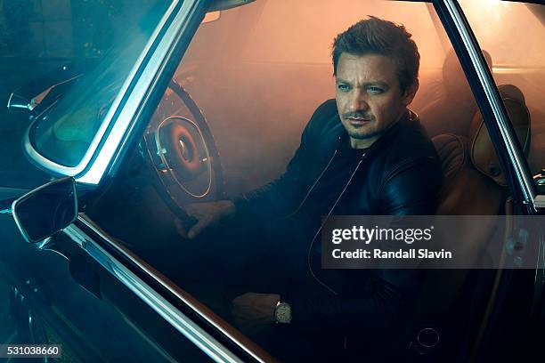 Actor Jeremy Renner is photographed for Robb Report on March 12, 2016 in Hollywood, California.