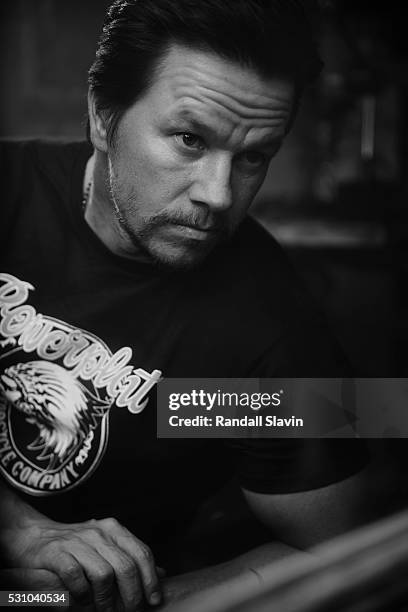 Mark Wahlberg is photographed for Ad Week on February 26, 2016 in Hollywood, California.