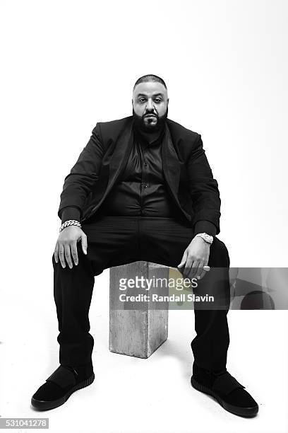Record producer DJ Khaled is photographed for Ad Week on January 15, 2016 in Hollywood, California.