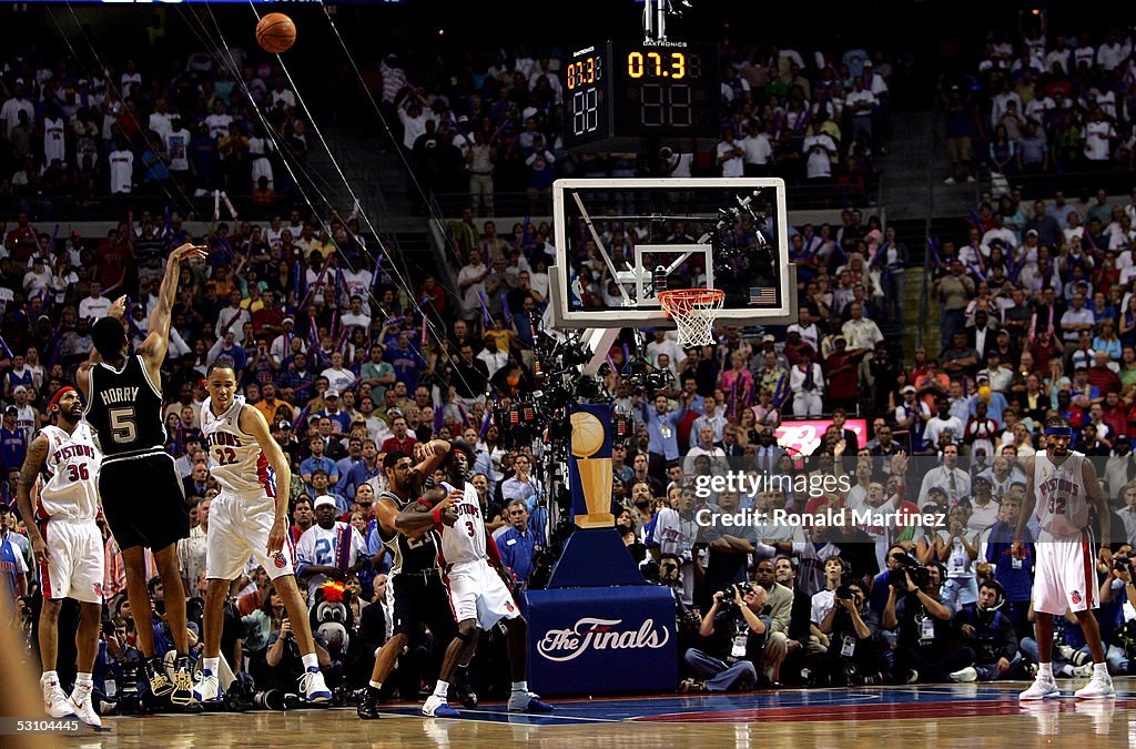 NBA Finals Game 5: San Antonio Spurs v Detroit Pistons