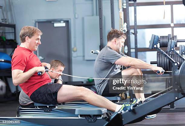 641 Man Rowing Machine Stock Photos, High-Res Pictures, and Images ...