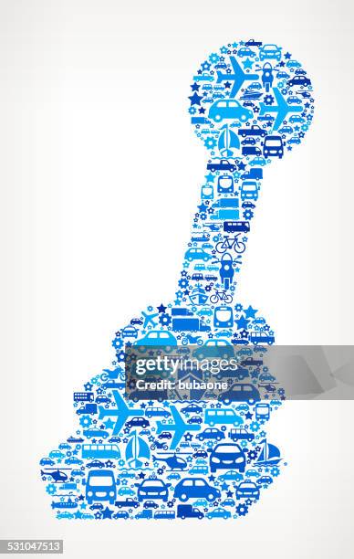 hand holding microphone on transportation royalty free vector art pattern - train front stock illustrations