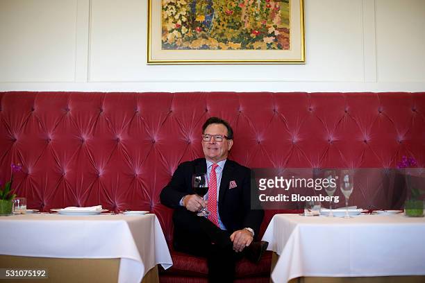 John Peller, chief executive officer of Andrew Peller Ltd., sits for a photograph at the Peller Estates Winery in Niagara-on-the-Lake, Ontario,...