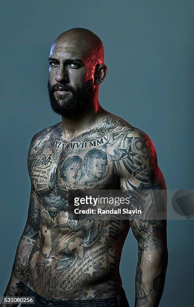 Professional soccer player Tim Howard is photographed for Ad Week on July 10, 2014 in Memphis, Tennessee.