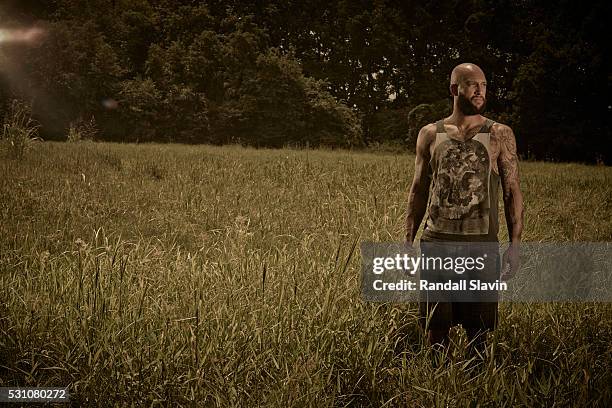 Professional soccer player Tim Howard is photographed for Ad Week on July 10, 2014 in Memphis, Tennessee.