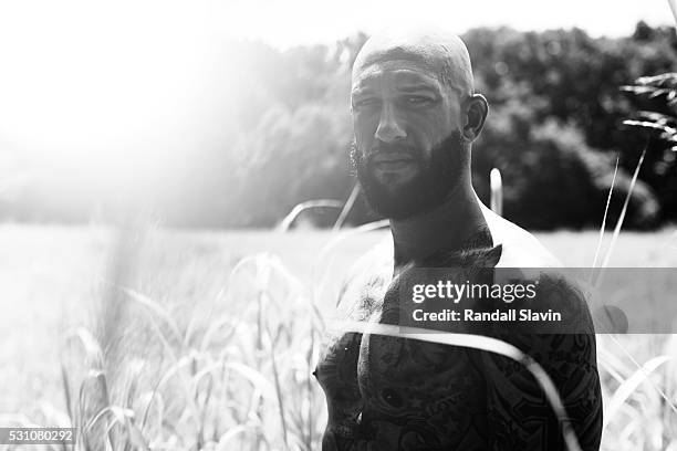 Professional soccer player Tim Howard is photographed for Ad Week on July 10, 2014 in Memphis, Tennessee.