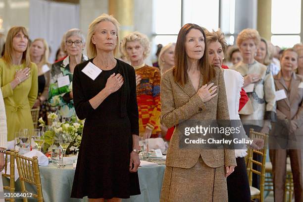 Guests attend the Blue Ribbon of the Los Angeles Music Center to honor Princess Charlene of Monaco at Grand Hall at the Dorothy Chandler Pavililon on...