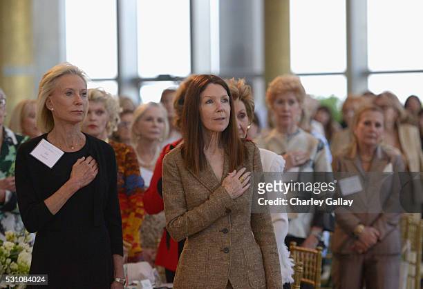 Guests attend the Blue Ribbon of the Los Angeles Music Center to honor Princess Charlene of Monaco at Grand Hall at the Dorothy Chandler Pavililon on...