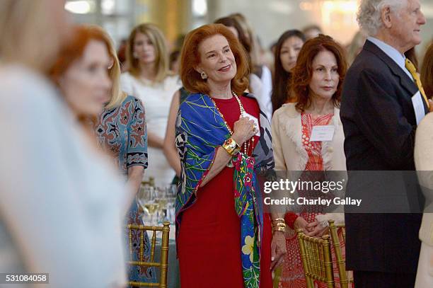 Guests attend the Blue Ribbon of the Los Angeles Music Center to honor Princess Charlene of Monaco at Grand Hall at the Dorothy Chandler Pavililon on...