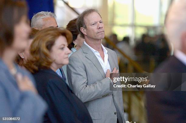 Guests attend the Blue Ribbon of the Los Angeles Music Center to honor Princess Charlene of Monaco at Grand Hall at the Dorothy Chandler Pavililon on...