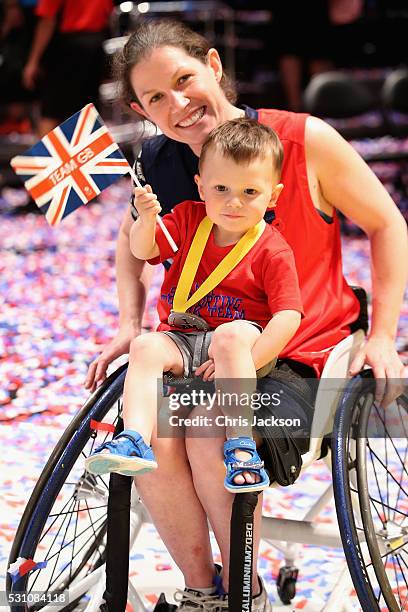 Medall presentations for the wheelchair basketball on the final day of the Invictus Games Orlando 2016 at ESPN Wide World of Sports on May 12, 2016...