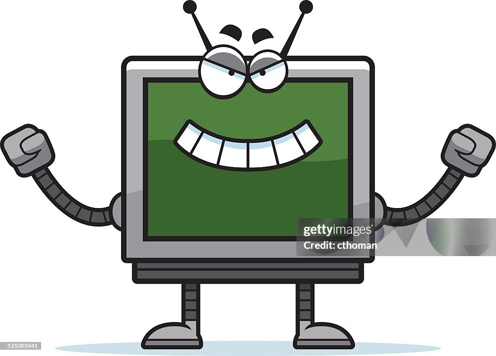 Evil Computer Monitor High-Res Vector Graphic - Getty Images