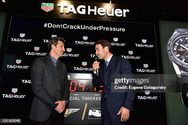 Patrick Dempsey and TAG Heuer USA CEO Kilian Muller attend the TAG Heuer At TimeCrafters NYC 2016 on May 12, 2016 in New York City.