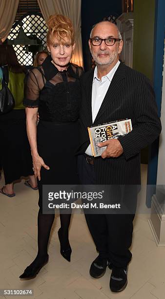 Lyndall Hobbs and Alan Yentob attend the launch of new book "A Girl From Oz" by Lyndall Hobbs on May 12, 2016 in London, England.