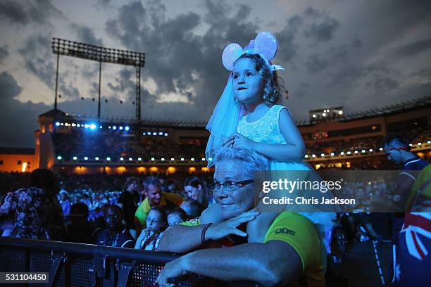 Guests attend the Invictus Games Orlando 2016 Closing Ceremony at ESPN Wide World of Sports Complex on May 12, 2016 in Lake Buena Vista, Florida.