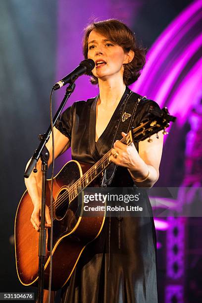 Laura Cantrell performs at the Union Chapel on May 12, 2016 in London, England.