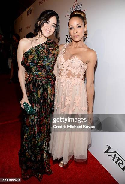 Actresses Edy Ganem and Dania Ramirez attend the AltaMed Power Up, We Are The Future Gala at the Beverly Wilshire Four Seasons Hotel on May 12, 2016...