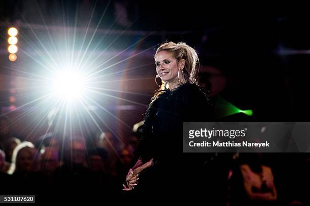 Heidi Klum during the finals of 'Germany's Next Topmodel' at Coliseo Balear on May 12, 2016 in Palma de Mallorca, Spain.