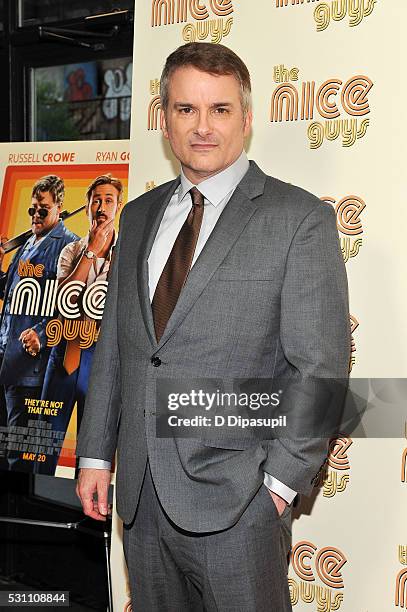 Writer/director Shane Black attends "The Nice Guys" New York screening at Metrograph on May 12, 2016 in New York City.