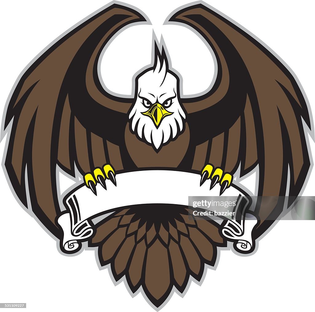 Eagle Ribbon Eagle Grip The Blank Ribbon High-Res Vector Graphic - Getty Images