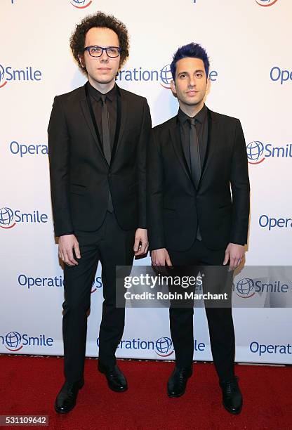 Ian Axel and Chad King of A great Big World attend 2016 Operation Smile Gala at Cipriani 42nd Street on May 12, 2016 in New York City.