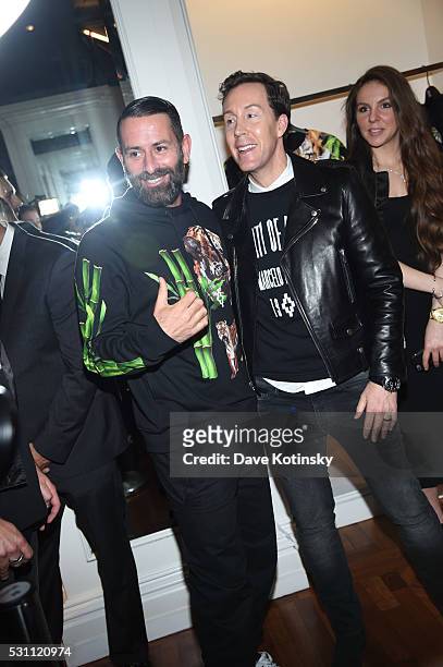 Marcelo Burlon and Saks Vice President, Fashion Director, Eric Jennings attends the Marcelo Burlon x Tyga Capsule Collection Party at The Blond at 11...