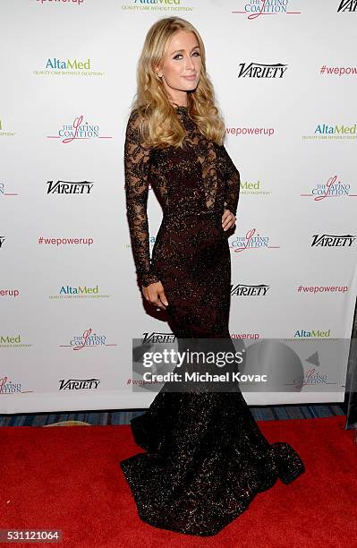 Paris Hilton attends the AltaMed Power Up, We Are The Future Gala at the Beverly Wilshire Four Seasons Hotel on May 12, 2016 in Beverly Hills,...