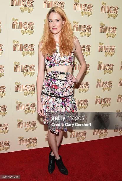 Actress Alise Shoemaker attends "The Nice Guys" New York screening at Metrograph on May 12, 2016 in New York City.