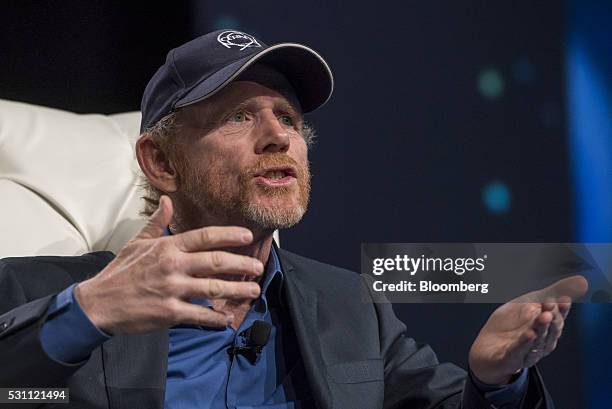 Ron Howard, producer and co-chairman of Imagine Entertainment, speaks during the Skybridge Alternatives conference in Las Vegas, Nevada, U.S., on...