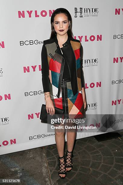 Actress Bailee Madison arrives at NYLON and BCBGeneration's Annual Young Hollywood May Issue Event on May 12, 2016 in West Hollywood, California.