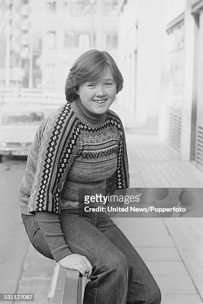 English actress Pauline Quirke pictured in London on 13th December 1976.