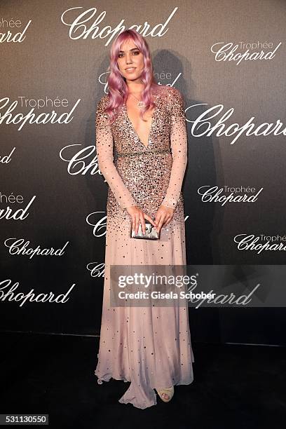 Amber Le Bon, daughter of Duran Duran lead singer Simon Le Bon, arrives at the Chopard Trophy Ceremony at the annual 69th Cannes Film Festival at...