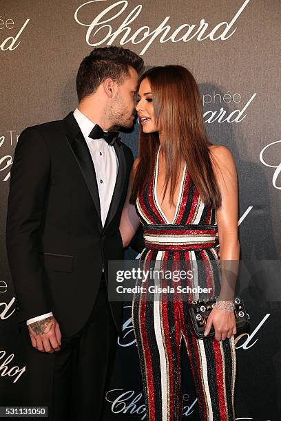 Cheryl Cole and her boyfriend Liam Payne, member of 'one direction' arrive at the Chopard Trophy Ceremony at the annual 69th Cannes Film Festival at...