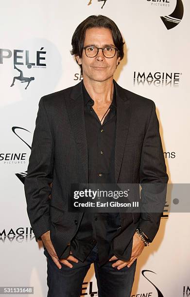 Producer Raul Guitierrez attends the Premiere Of IFC Films' "Pele: Birth Of A Legend at Regal Cinemas L.A. Live on May 12, 2016 in Los Angeles,...