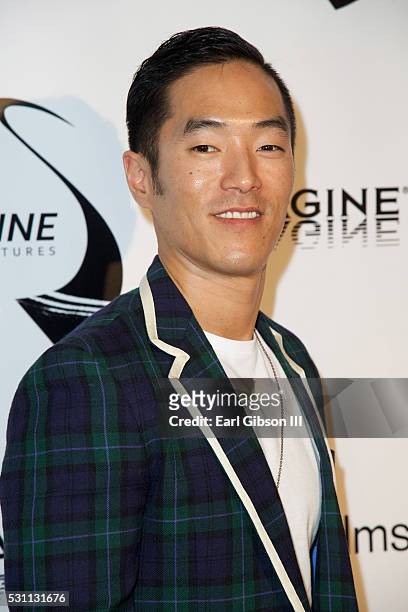 Actor Leonardo Nam attends the Premiere Of IFC Films' "Pele: Birth Of A Legend" at Regal Cinemas L.A. Live on May 12, 2016 in Los Angeles, California.