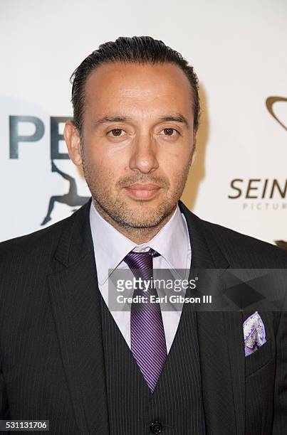 Actor Seth Michaels attends the Premiere Of IFC Films "Pele: Birth Of A Legend at Regal Cinemas L.A. Live on May 12, 2016 in Los Angeles, California.