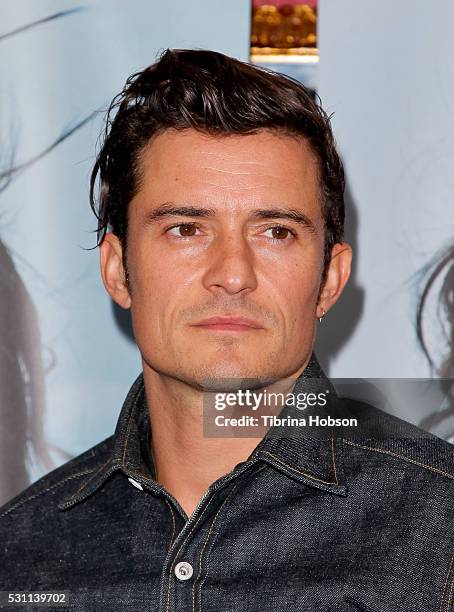 Orlando Bloom attends the screening of Broad Green Pictures 'Last Days In The Desert' at Laemmle Royal Theatre on May 12, 2016 in Santa Monica,...