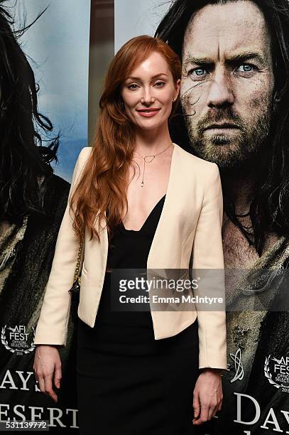 Actress Lotte Verbeek arrives at a screening of Broad Green Pictures' 'Last Days In The Desert' at Laemmle Royal Theatre on May 12, 2016 in Santa...