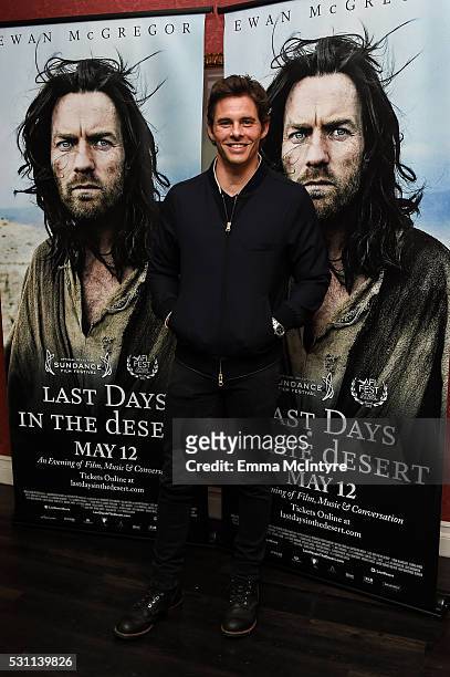 Actor James Marsden arrives at a screening of Broad Green Pictures' 'Last Days In The Desert' at Laemmle Royal Theatre on May 12, 2016 in Santa...