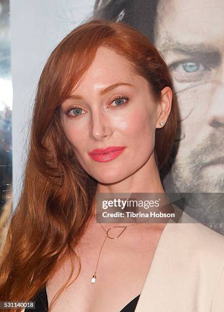 Lotte Verbeek attends the screening of Broad Green Pictures 'Last Days In The Desert' at Laemmle Royal Theatre on May 12, 2016 in Santa Monica,...