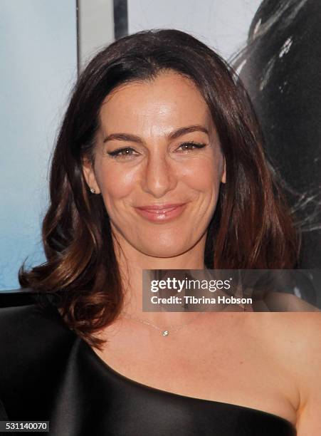 Ayelet Zurer attends the screening of Broad Green Pictures 'Last Days In The Desert' at Laemmle Royal Theatre on May 12, 2016 in Santa Monica,...